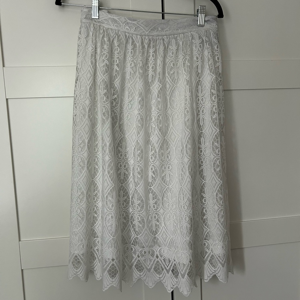 Asos curve lace skirt